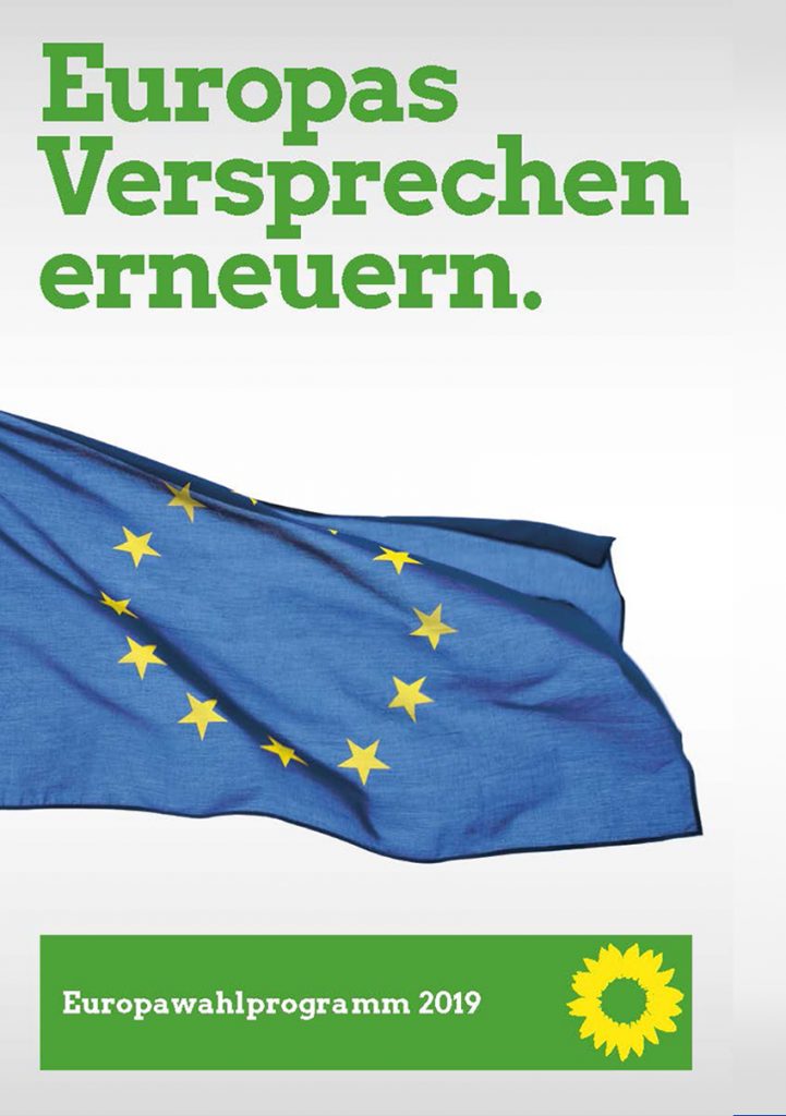Die Grünen-Europawahlprogramm