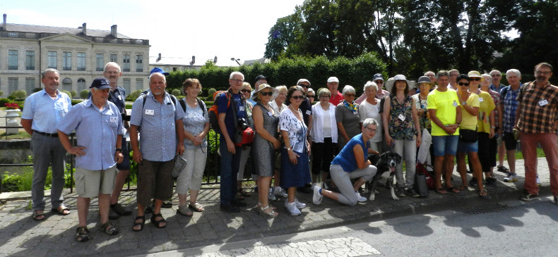 Die Bogener und Schottener Tour-Teilnehmer in Châlons-en-Champagne